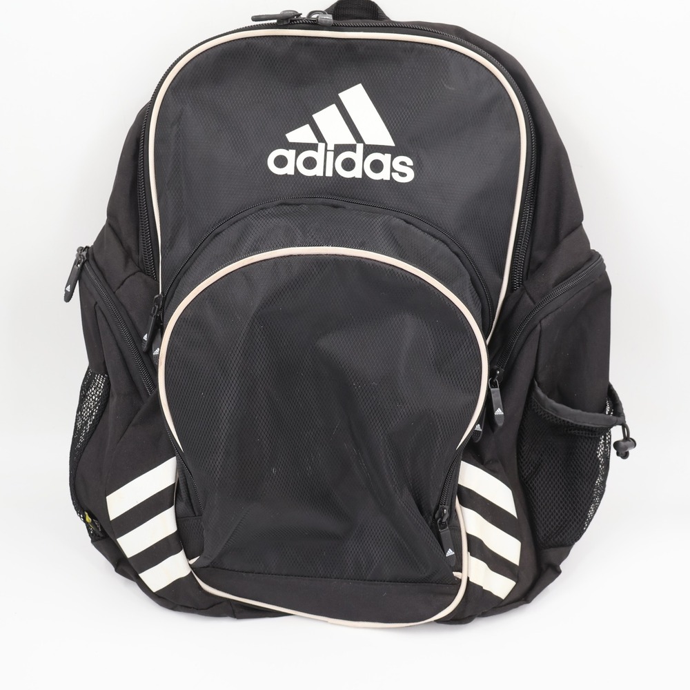 Adidas Backpack Unisex OS Black LoadSpring FreshPAK 3-Stripe Athletic Bag